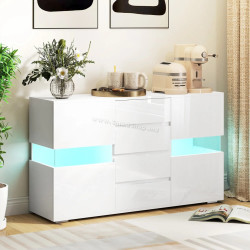 Буфет Homcom 83B-176V90WT (White Gloss)