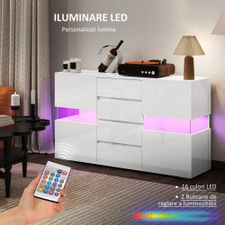 Буфет Homcom 83B-176V90WT (White Gloss) Thumb
