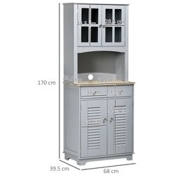 Servant Homcom 835-276V00GY 68x39x170 cm (Grey) Thumb