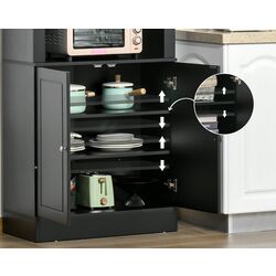 Сервант Homcom 835-492BK (Black) Thumb