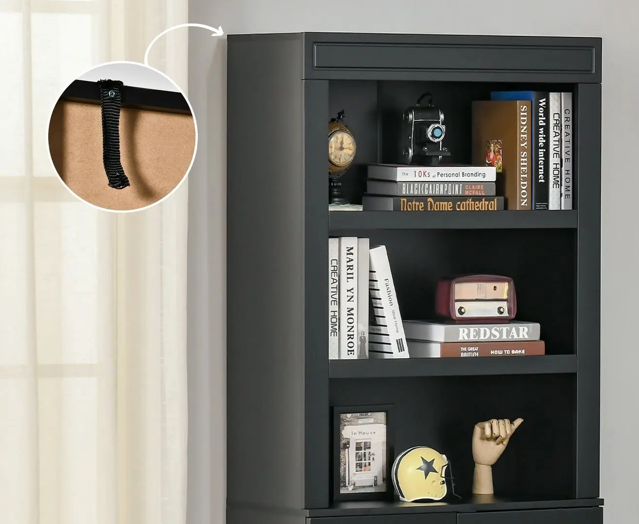 Сервант Homcom 835-492BK (Black)