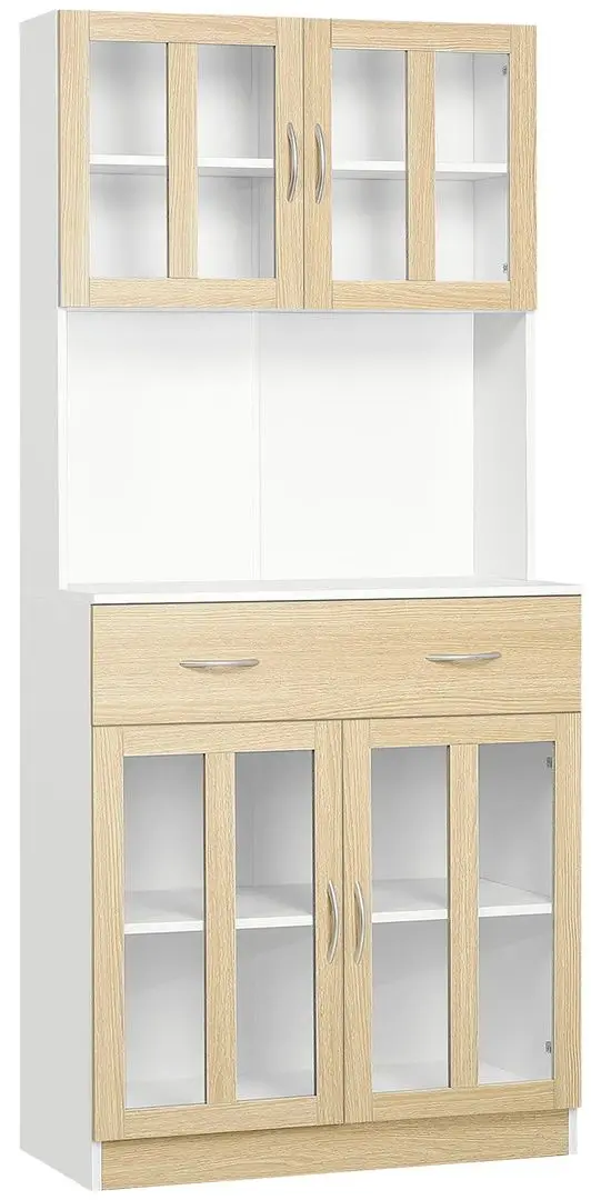 Servant Homcom 835-539 80x40x180 cm (Oak/White)