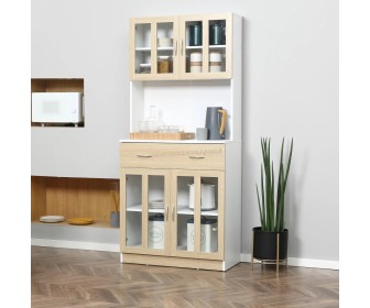 Servant Homcom 835-539 80x40x180 cm (Oak/White)