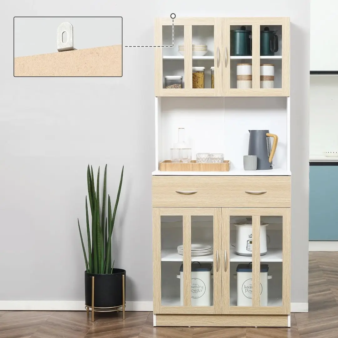 Servant Homcom 835-539 80x40x180 cm (Oak/White)