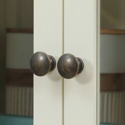 Сервант Homcom 835-602WT 76x40x182 cm (White-cream/Oak) Thumb