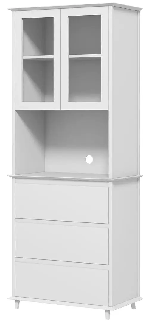 Сервант Homcom 83A-084V00WT 68x38x172 cm (White)