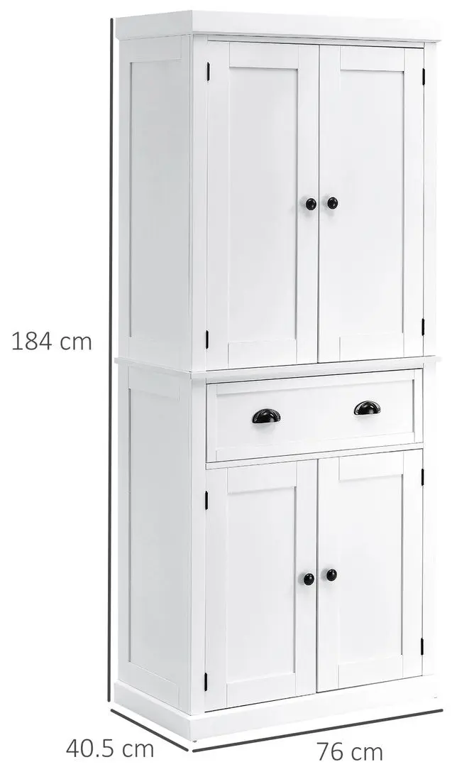 Dulap-camara Homcom 835-115WT 76x40x184 cm (White)