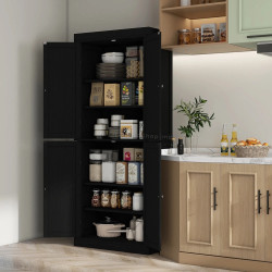 Шкаф-кладовка Homcom 835-118V82BK (Black)