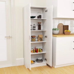 Шкаф-кладовка Homcom 838-483V00WT (White) Thumb