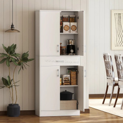 Шкаф-кладовка Homcom 83A-042V80WT (White)