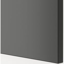 Bufet Ikea Besta/Lappviken/Sindvik/Stubbarp balamale cu inchidere lina 180x42x74 (Alb/Gri-inchis) Thumb