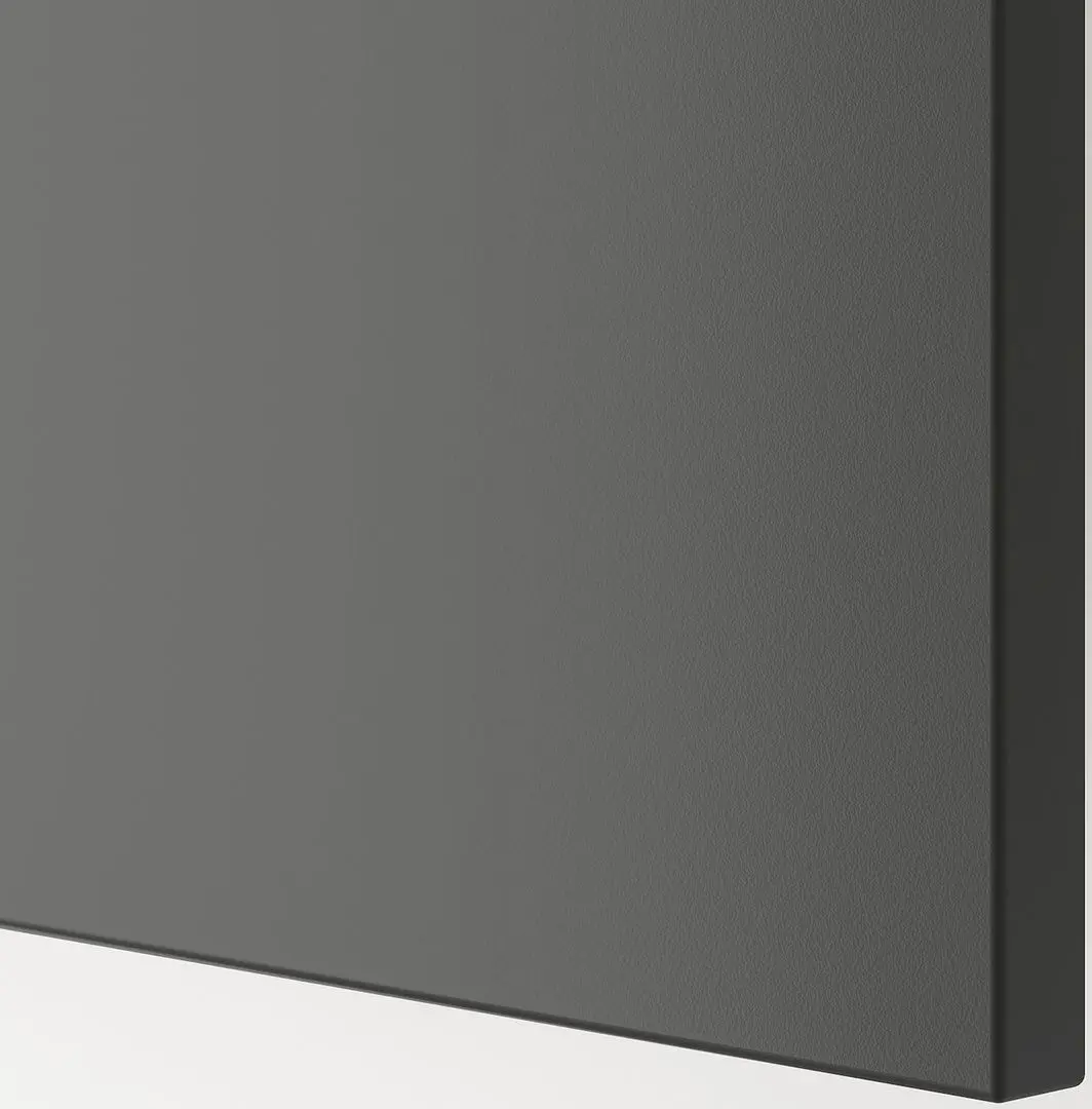 Bufet Ikea Besta/Lappviken/Sindvik/Stubbarp balamale cu inchidere lina 180x42x74 (Alb/Gri-inchis) - 5