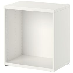 Bufet Ikea Besta/Lappviken/Sindvik/Stubbarp balamale cu inchidere lina 180x42x74 (Alb/Gri-inchis) Thumb