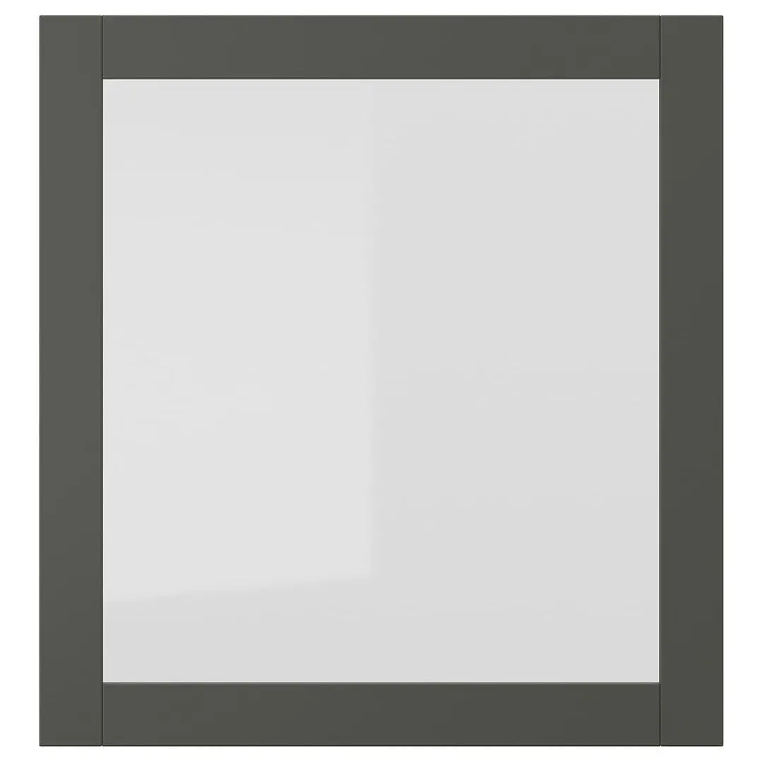 Bufet Ikea Besta/Lappviken/Sindvik/Stubbarp balamale cu inchidere lina 180x42x74 (Alb/Gri-inchis) - 8