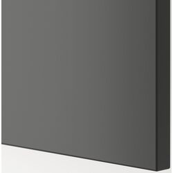 Bufet Ikea Besta/Lappviken/Sindvik/Stubbarp glisiera sertar cu sistem apasare 180x42x74 (Alb/Gri-inchis) Thumb