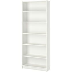 Bufet Ikea Billy/Hogadal cu masa 80x202 (Alb/Bambus) Thumb
