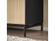 Bufet Ikea Boastad furnir 161х52х75 (Negru/Stejar)