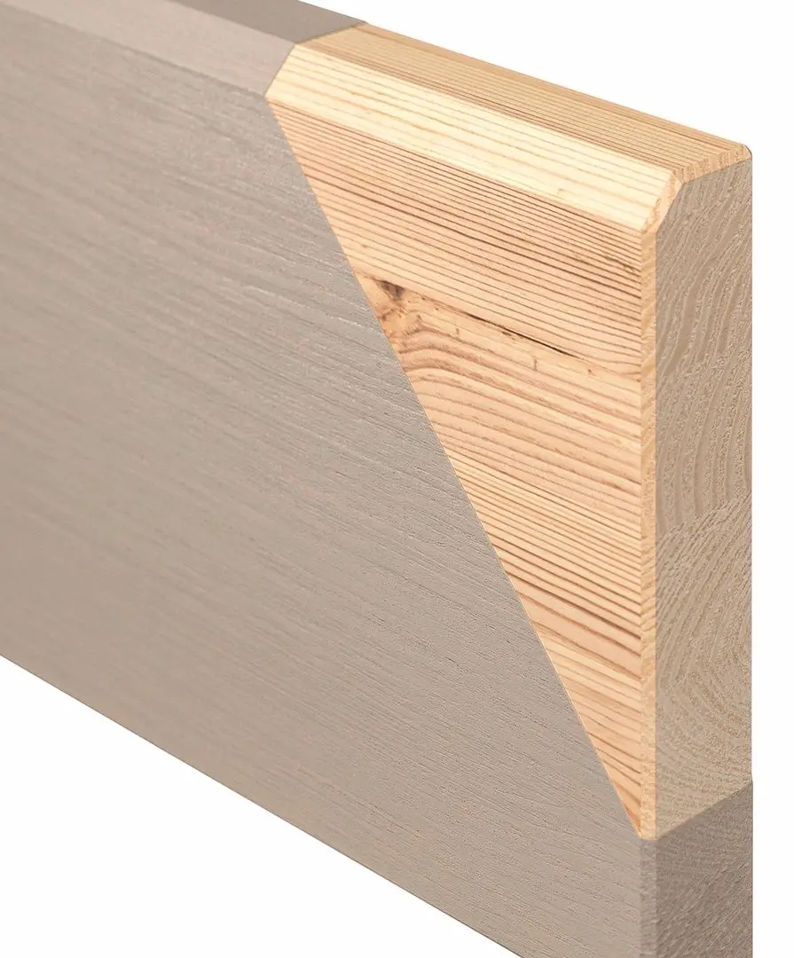 Bufet Ikea Havsta plinta/sticla transparenta 121x37x134 (Gri-Bej)