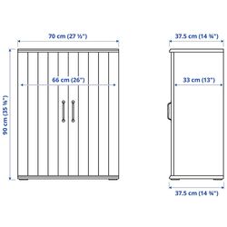 Bufet Ikea Skruvby 190x90 (Alb) Thumb