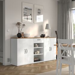 Bufet Ikea Skruvby 190x90 (Alb)