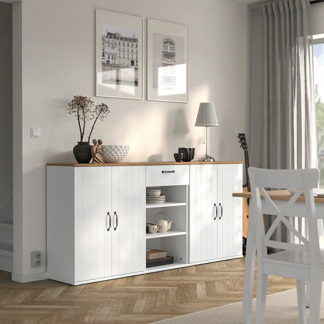 Bufet Ikea Skruvby 190x90 (Alb)