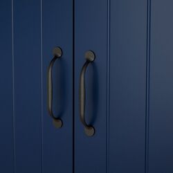 Bufet Ikea Skruvby 190x90 (Negru-Albastru/Aspect Stejar) Thumb