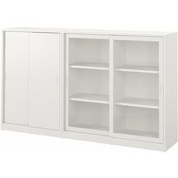 Servant Ikea Tonstad usi glisante/sticla 201x37x116 (Alb) Thumb