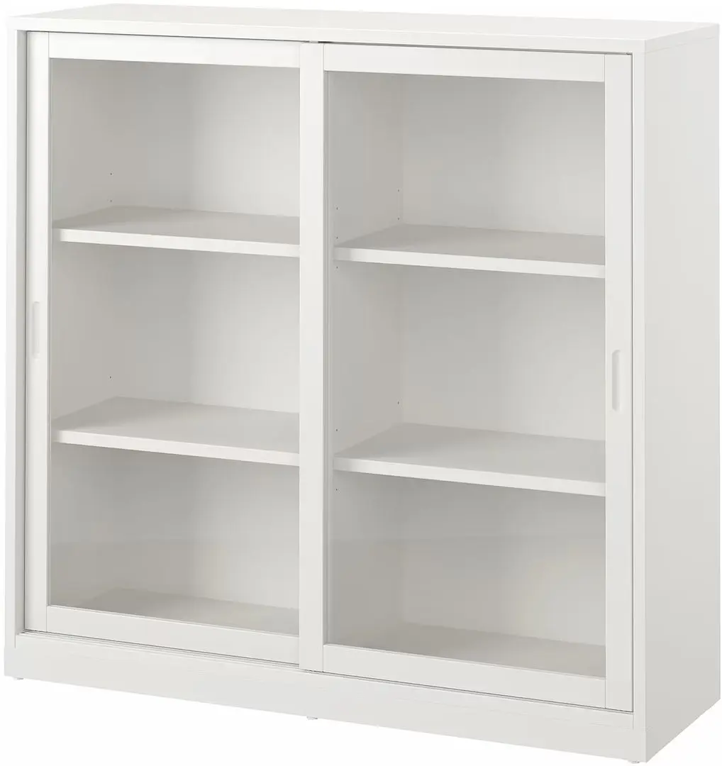 Servant Ikea Tonstad usi glisante/sticla 201x37x116 (Alb)