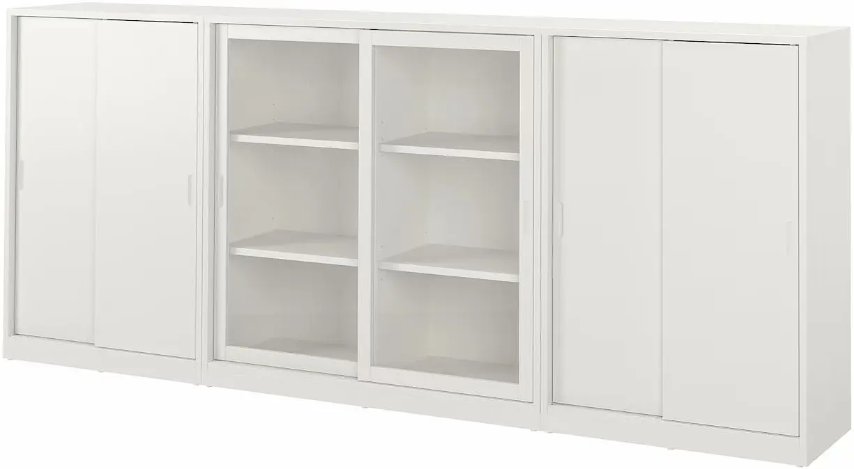 Servant Ikea Tonstad usi glisante/sticla 282x37x116 (Alb)