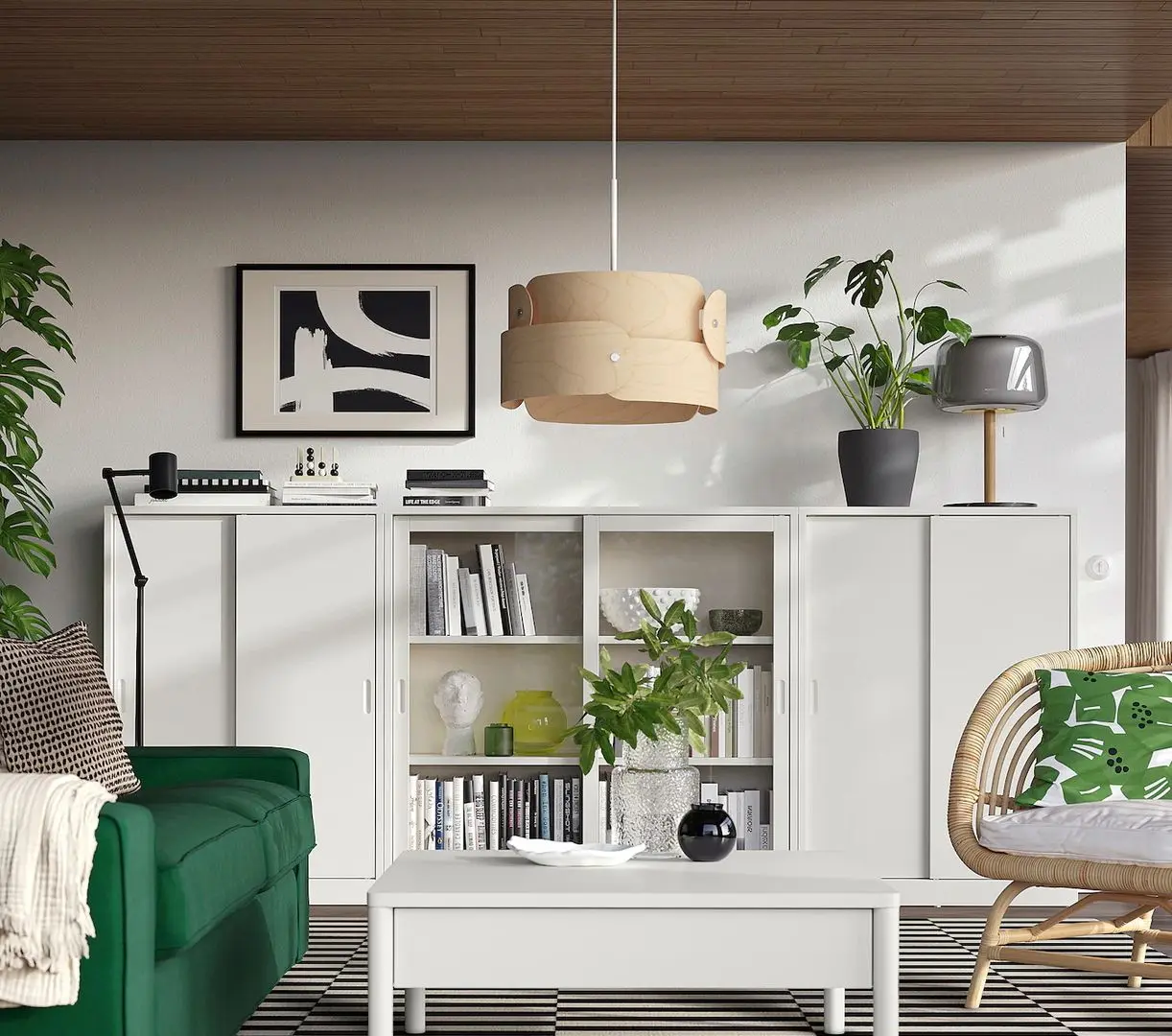 Servant Ikea Tonstad usi glisante/sticla 282x37x116 (Alb)