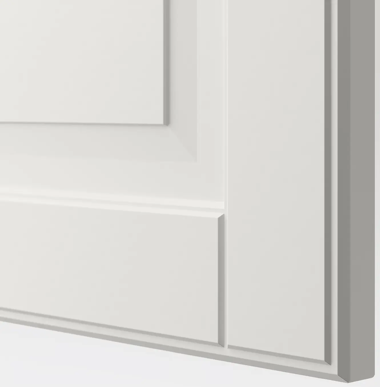 Сервант Ikea Besta стеклянные дверцы 202x42x60 (Белый) - 5