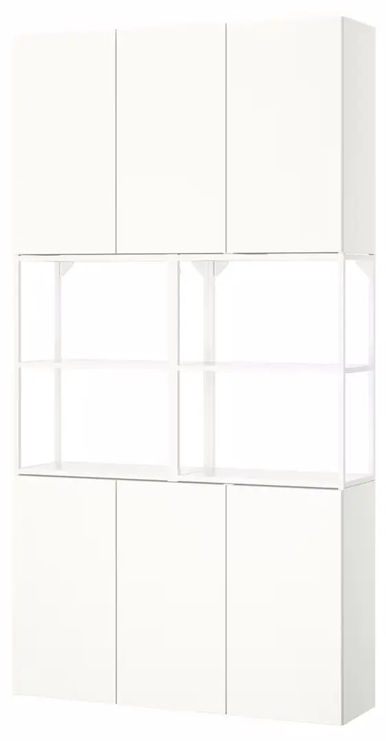 Сервант Ikea Enhet 120x32x225 (Белый)