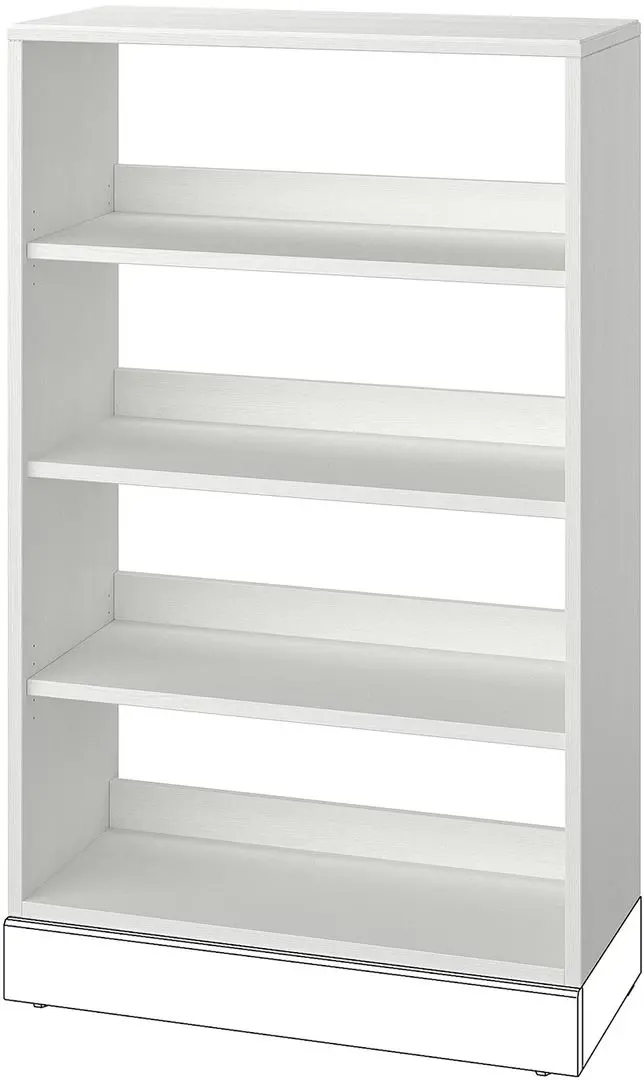 Servant Ikea Havsta rafturi deschise/usi sticla 243x47x212 (Alb)