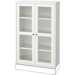 Servant Ikea Havsta rafturi deschise/usi sticla 243x47x212 (Alb) Thumb