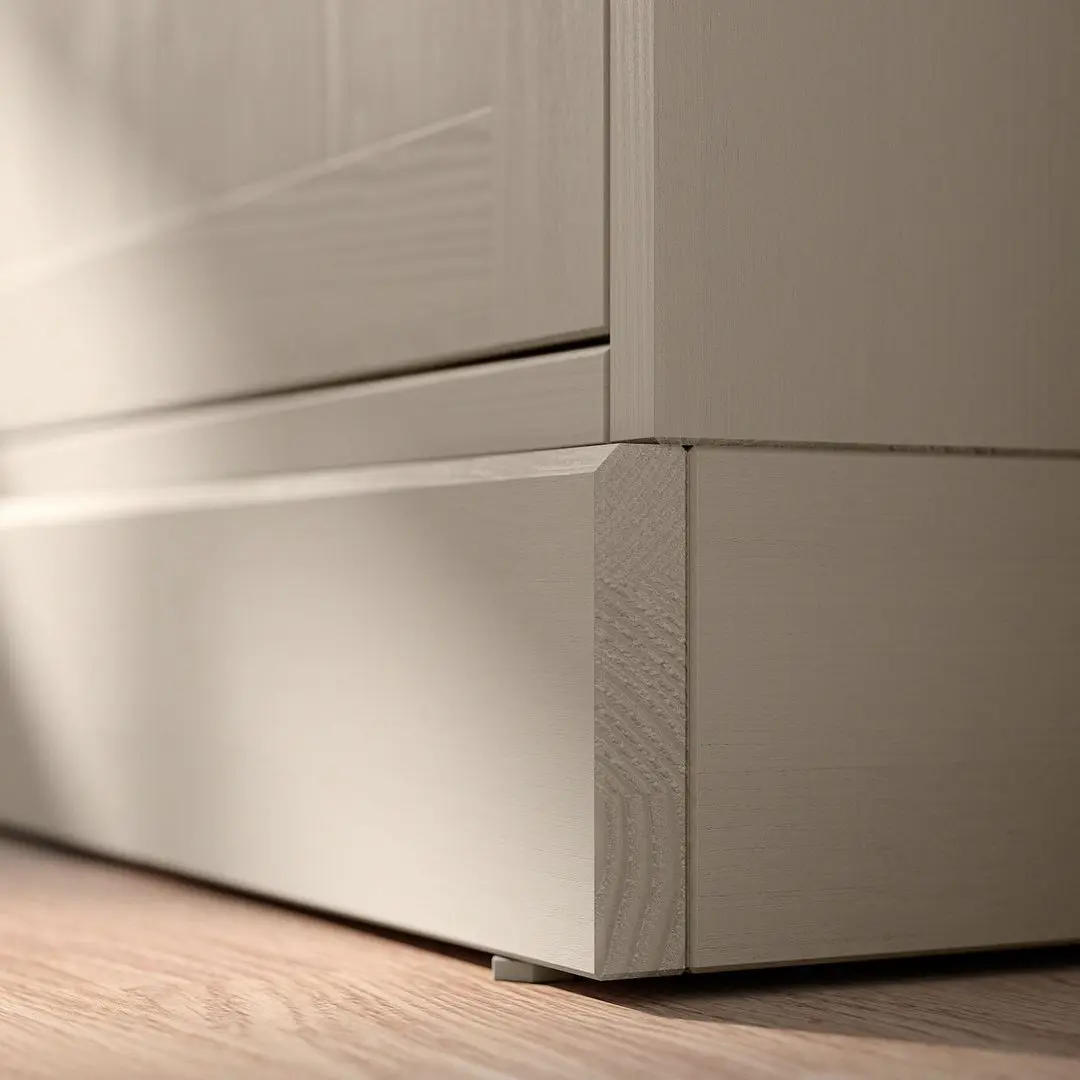 Servant Ikea Havsta usi glisante/usi sticla 242x47x212 (Gri-bej)