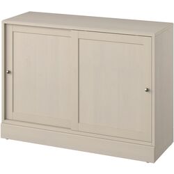 Servant Ikea Havsta usi glisante/usi sticla 242x47x212 (Gri-bej) Thumb