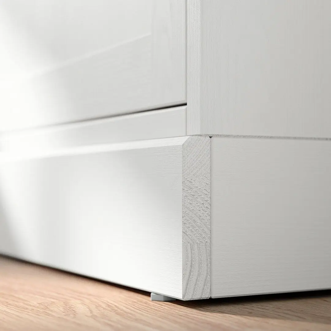 Servant Ikea Havsta usi glisante/sticla 121x47x212 (Alb)