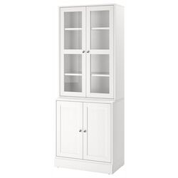 Servant Ikea Havsta usi sticla 81x47x212 (Alb) Thumb