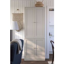 Dulap-camara Ikea Havsta usi 81x47x212 (Gri-Bej)