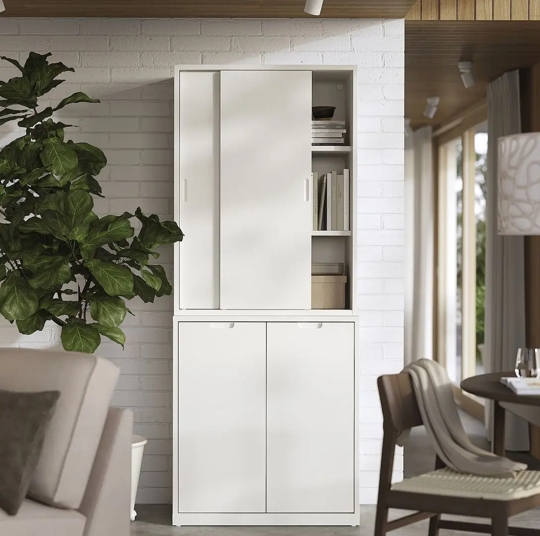 Servant Ikea Tonstad usi glisante 81x47x201 (Alb)