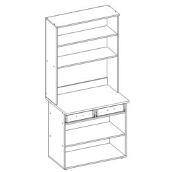 Буфет Marcel Prod DULB9-WEME (Wenge/Birch) Thumb