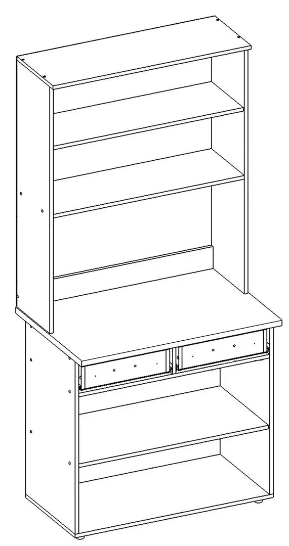 Буфет Marcel Prod DULB9-WEME (Wenge/Birch) - 3