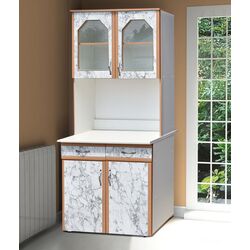 Bufet Marcel Prod L90 (White/Pietra Bianco)