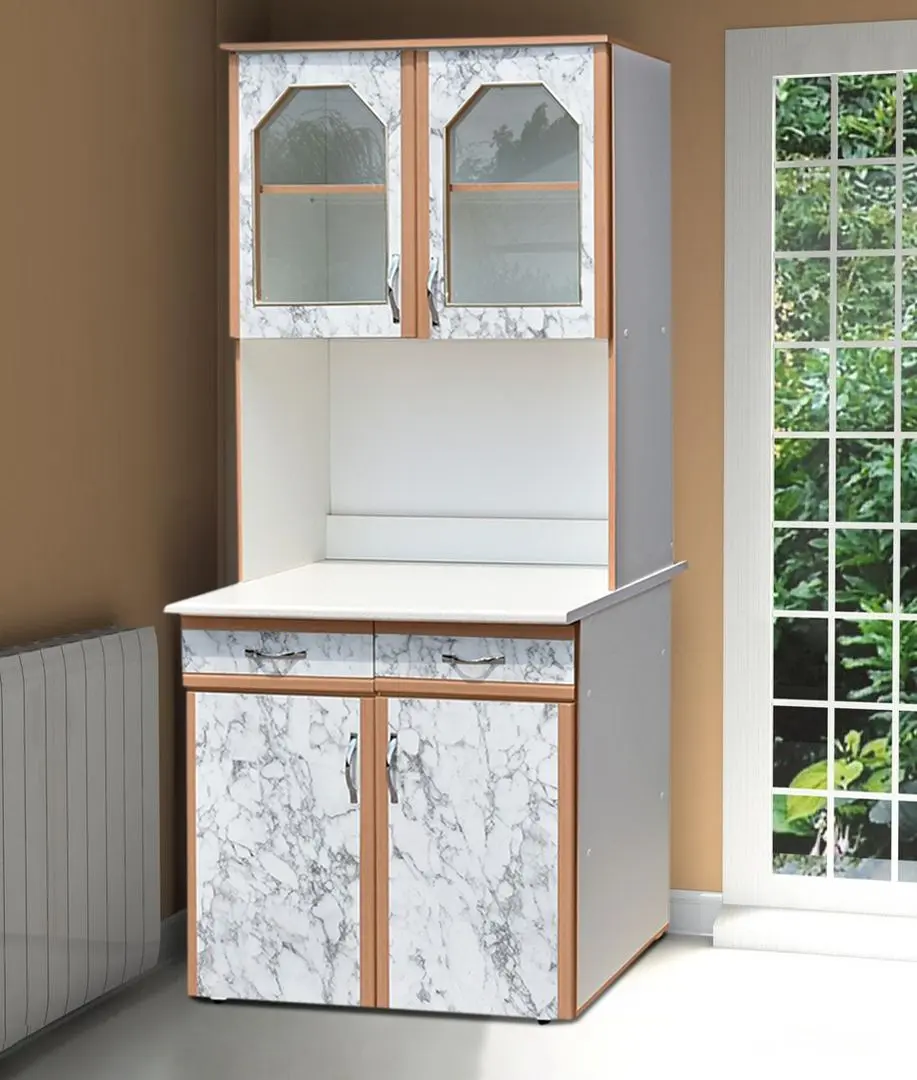 Bufet Marcel Prod L90 (White/Pietra Bianco)