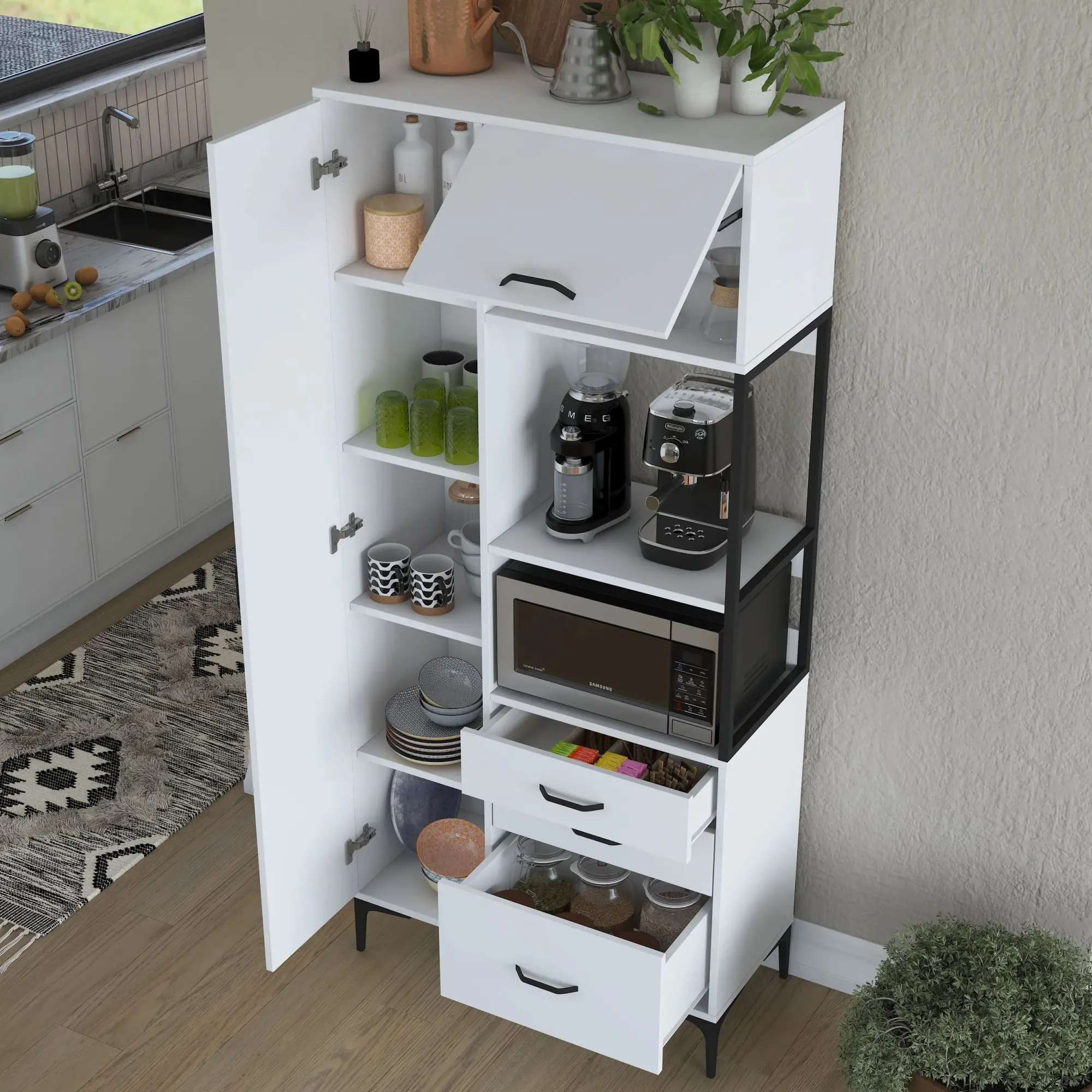 Буфет Mirage Meble JE112 (White)