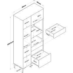 Буфет Mirage Meble JE112 (White) Thumb