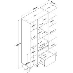 Буфет Mirage Meble JE118 (White) Thumb