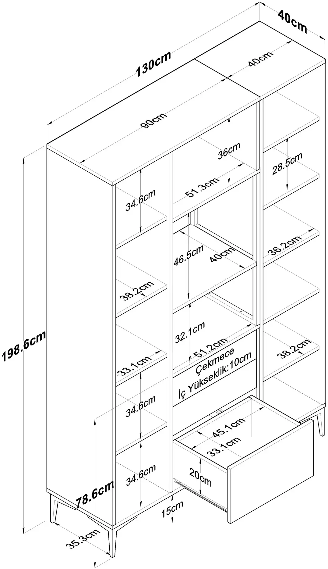 Буфет Mirage Meble JE118 (White)