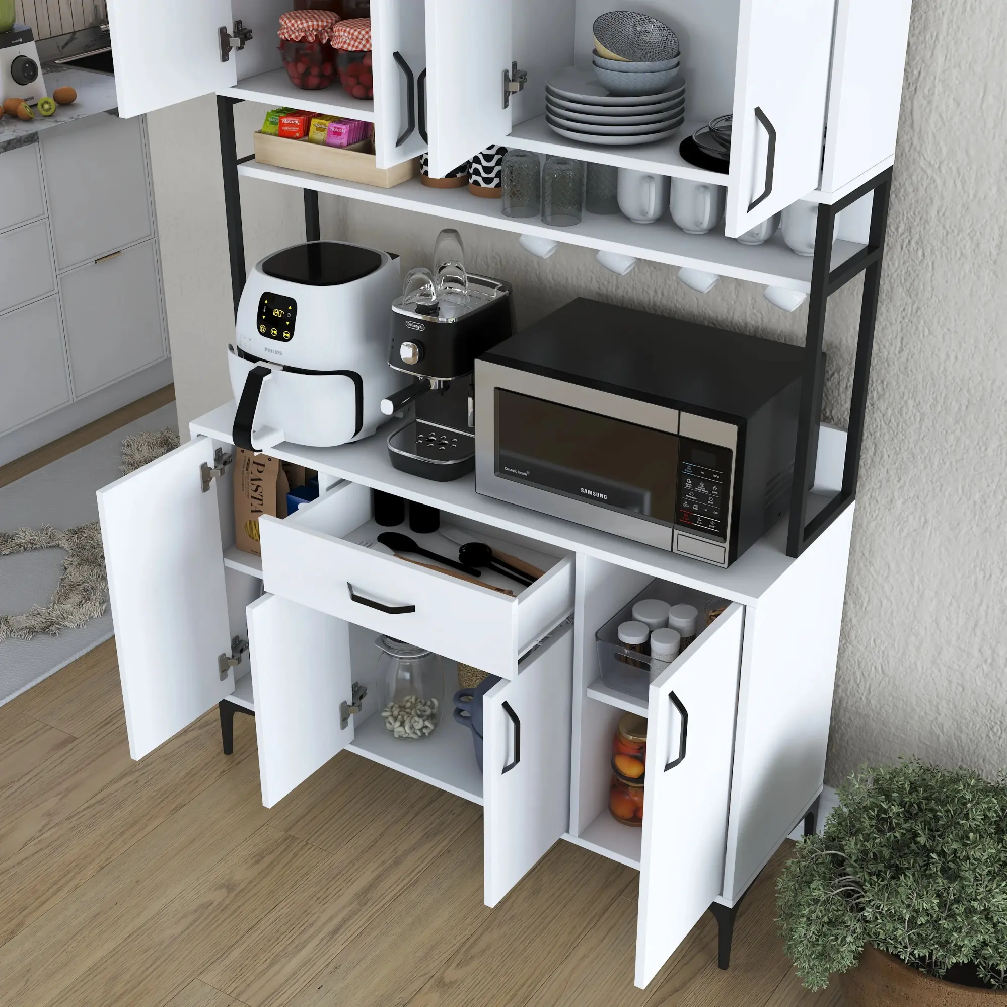 Буфет Mirage Meble JE127 (White)