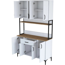 Bufet Mirage Meble JE127 (White/Walnut) Thumb